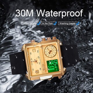 Foto 5 | Foto 5 | Venta Internacional - Reloj Bozlun Digital Para Hombre Con Correa De Piel 3atm Waterproo