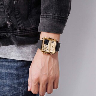 Foto 6 | Foto 6 | Venta Internacional - Reloj Bozlun Digital Para Hombre Con Correa De Piel 3atm Waterproo