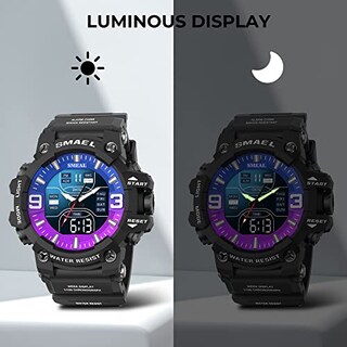 Foto 6 | Foto 6 | Venta Internacional - Reloj Sysfla Analog Digital Sports Army Waterproof Para Hombre
