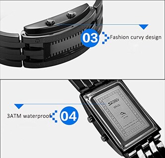 Foto 3 | Foto 3 | Venta Internacional - Reloj Skmei Binary Led Technological Sense Waterproof Para Hombre