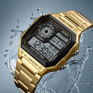 Foto 5 | Foto 5 | Venta Internacional - Reloj Bounabay Digital De Cuarzo Multifunción De Acero Inoxidable