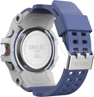 Foto 8 | Foto 8 | Venta Internacional - Reloj Smael Para Hombre, Deportivo Militar, Doble Zona Horaria, 50 M, Impermeable
