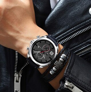 Foto 7 | Foto 7 | Venta Internacional - Reloj Fanmis Classic, Correa Deportiva Impermeable De Piel Para Hombre