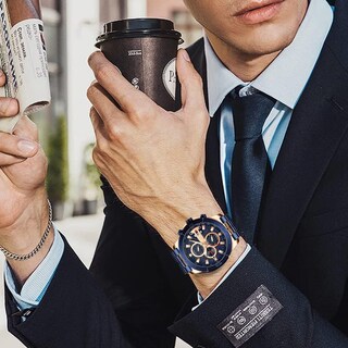 Foto 8 | Foto 8 | Venta Internacional - Reloj Fanmis, Vestido Casual De Negocios Con Cronógrafo De Lujo Para Hombre