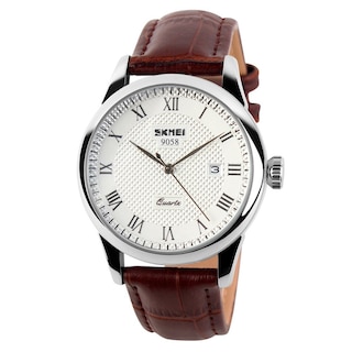 Foto 1 | Foto 1 | Venta Internacional - Reloj Skmei, Correa De Piel Impermeable De Cuarzo Para Hombre, 30 M