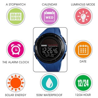 Foto 2 | Foto 2 | Venta Internacional - Reloj Skmei Solar Digital Sports 50 M Resistente Al Agua Para Hombre