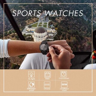 Foto 2 | Foto 2 | Venta Internacional - Reloj Fanmis Big Face Digital Sports Para Hombre, 50 M, Resistente Al Agua