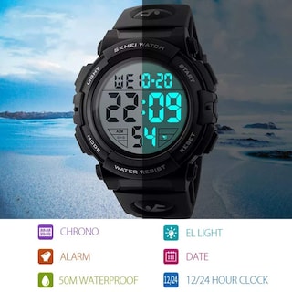 Foto 4 | Foto 4 | Venta Internacional - Reloj Fanmis Big Face Digital Sports Para Hombre, 50 M, Resistente Al Agua