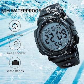 Foto 5 | Foto 5 | Venta Internacional - Reloj Fanmis Big Face Digital Sports Para Hombre, 50 M, Resistente Al Agua