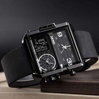 Foto 4 | Foto 4 | Venta Internacional - Reloj Skmei, Correa Digital De Cuero Militar Impermeable Para Hombre
