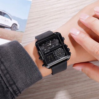 Foto 5 | Foto 5 | Venta Internacional - Reloj Skmei, Correa Digital De Cuero Militar Impermeable Para Hombre