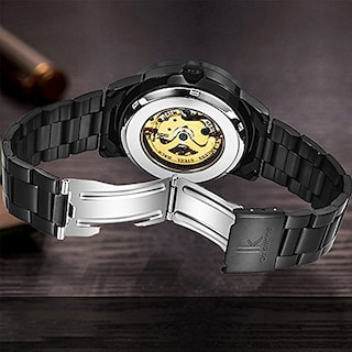 Foto 5 | Foto 5 | Venta Internacional - Reloj Mastop Para Hombre Con Esfera Luminosa En Forma De Esqueleto, Con Cuerda Automática, 3 Atm
