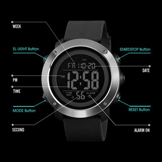 Foto 6 | Foto 6 | Venta Internacional - Reloj Yooten Waterproof Digital De 46 Mm Para Hombre