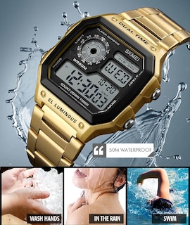 Foto 4 | Foto 4 | Venta Internacional - Funda Cuadrada Watch Carlien Fashion Para Hombre, Deportes Al Aire Libre