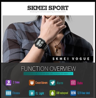 Foto 7 | Foto 7 | Venta Internacional - Funda Cuadrada Watch Carlien Fashion Para Hombre, Deportes Al Aire Libre