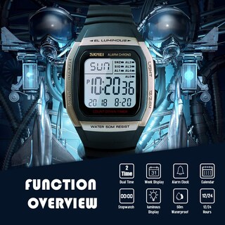 Foto 2 | Foto 2 | Venta Internacional - Reloj De Pulsera Skmei Digital Sports 30 M Resistente Al Agua Para Hombre