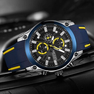 Foto 7 | Foto 7 | Venta Internacional - Reloj Megir Sport Chronograph Quartz Para Hombre Con Luminous