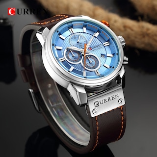 Foto 5 | Foto 5 | Venta Internacional - Reloj Deportivo Militar Curren Luxury Brand Para Hombre Con Piel