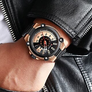 Foto 4 | Foto 4 | Venta Internacional - Reloj Matkasur Business De Acero Inoxidable Con Esfera Grande Para Hombre