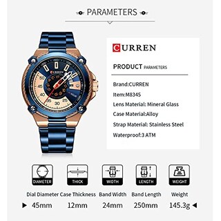 Foto 6 | Foto 6 | Venta Internacional - Reloj Matkasur Business De Acero Inoxidable Con Esfera Grande Para Hombre