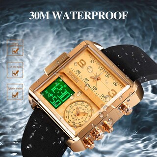 Foto 5 | Foto 5 | Venta Internacional - Reloj Skmei, Correa Digital De Cuero Militar Impermeable Para Hombre