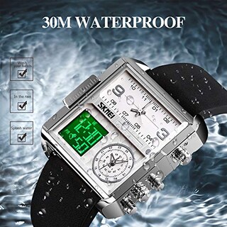 Foto 6 | Foto 6 | Venta Internacional - Reloj Skmei, Correa Digital De Cuero Militar Impermeable Para Hombre