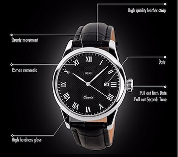Foto 2 | Foto 2 | Venta Internacional - Reloj Skmei De Cuarzo Para Hombre, Analógico, A La Moda Romana, Resistente Al Agua