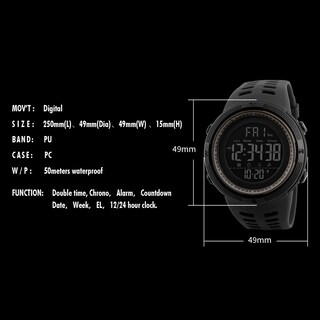 Foto 8 | Foto 8 | Venta Internacional-Reloj Skmei Negro para Hombre