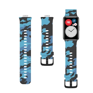 Foto 1 | Foto 1 | Correa De Silicona Azul Para Huawei Watch Fit - Venta Internacional.