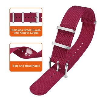 Foto 3 | Foto 3 | Correa de Reloj Annefit de Nailon - Venta Internacional