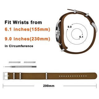 Foto 4 | Foto 4 | Correa De Reloj Annefit De Nailon - Venta Internacional