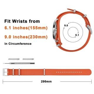 Foto 4 | Foto 4 | Correa de Reloj Annefit de Nailon - Venta Internacional