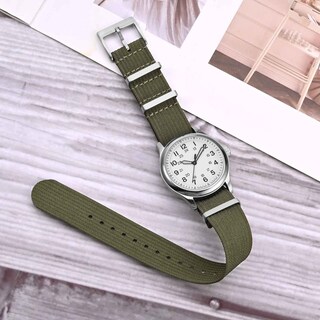 Foto 2 | Foto 2 | Correa de Reloj Annefit de Nailon Impermeable Verde Militar - Venta Internacional