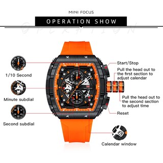 Foto 5 | Foto 5 | Reloj Mini Focus Fashion Sport Chronograph Impermeable para Hombre - Venta Internacional