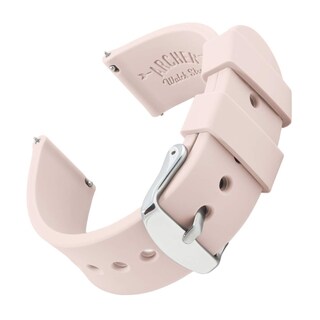 Foto 1 | Foto 1 | Correa de Reloj Archer Silicone Quick Release 22mm en Rosa Pálido