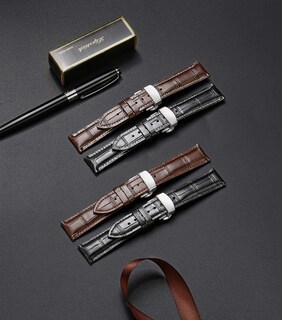 Foto 7 | Foto 7 | Correa de Reloj Moran de Piel Auténtica de 19 Mm para Hombre y Mujer - Venta Internacional