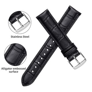 Foto 4 | Foto 4 | Correa de Reloj Istrap Piel de Becerro don Grano de Cocodrilo 22 Mm para Hombre - Venta Internacional
