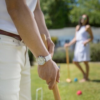 Foto 6 | Foto 6 | Correa de Reloj Archer Silicone Quick Release 18 Mm Blanca - Venta Internacional