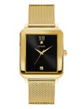 Reloj Guess Rectangular Dorado más Acero Inoxidable U1074g3 - Venta Internacional