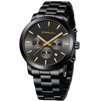 Reloj Crrju Luxury Business de Acero Inoxidable Impermeable para Hombre - Venta Internacional
