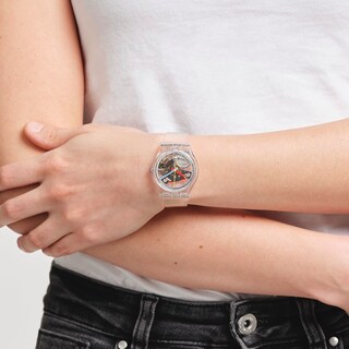 Foto 3 | Foto 3 | Reloj Swatch Gent Biosourced Clearly Quartz 34 Mm Para Hombre - Venta Internacional.