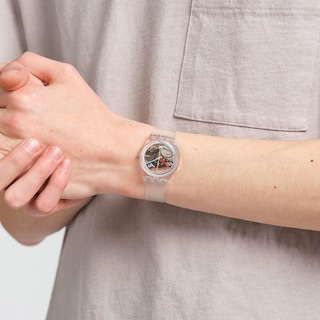 Foto 4 | Foto 4 | Reloj Swatch Gent Biosourced Clearly Quartz 34 Mm Para Hombre - Venta Internacional.