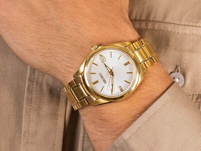Foto 3 | Foto 3 | Reloj Seiko Sur314 Essentials Para Hombre Con Esfera Blanca En Tono Dorado - Venta Internacional.