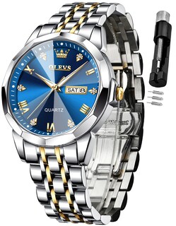 Foto 1 | Foto 1 | Reloj Olevs Diamond Business Dress Analog Quartz Para Hombre - Venta Internacional.