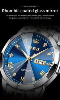 Foto 4 | Foto 4 | Reloj Olevs Diamond Business Dress Analog Quartz Para Hombre - Venta Internacional.