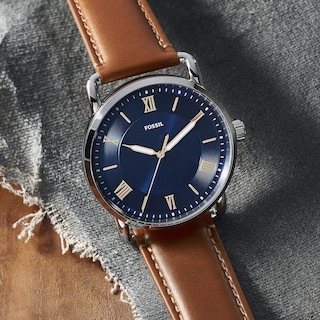 Foto 6 | Foto 6 | Reloj Fossil Copeland Fs5661 Quartz Para Hombre, Correa De Piel - Venta Internacional.