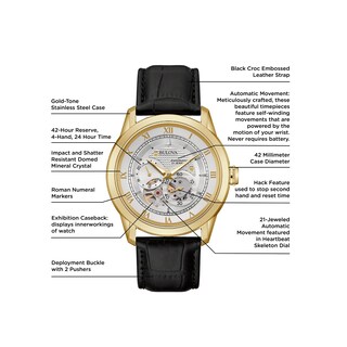 Foto 2 | Foto 2 | Reloj Bulova Classic Sutton 97a187 De Acero Inoxidable Dorado - Venta Internacional.