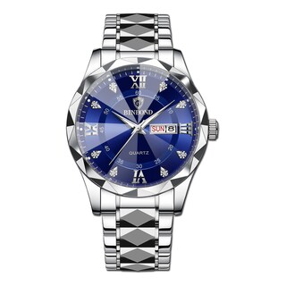 Foto 1 | Foto 1 | Reloj Impermeable Que Brilla En La Oscuridad Con Doble Calendario Para Hombre, 43 Mm - Venta Internacional.