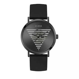 Foto 1 | Foto 1 | Reloj Guess Para Hombre Guess, Correa Negra, Esfera Negra, 44 Mm - Venta Internacional.