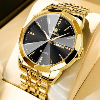 Foto 3 | Foto 3 | Reloj Olevs, Vestido De Negocios De Cuarzo Y Acero Inoxidable, Fácil De Leer, Para Hombre - Venta Internacional.